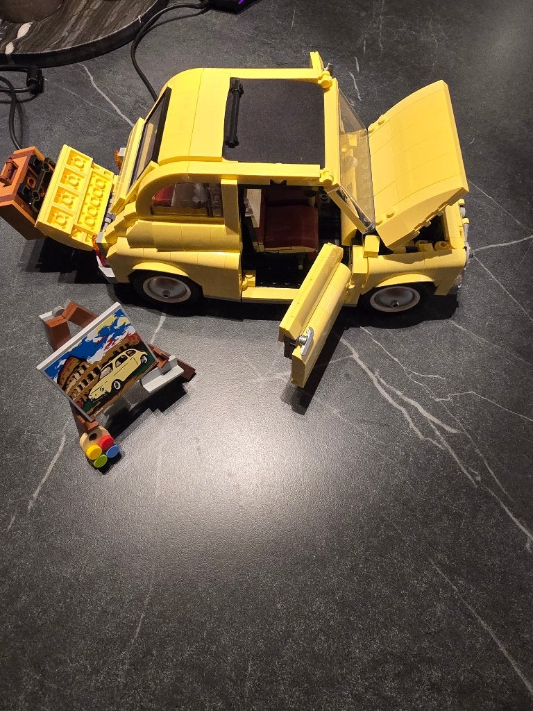 LEGO Creator #10271 Fiat 500, Ophalen, Inclusief instructies, Lego, Zo goed als nieuw
