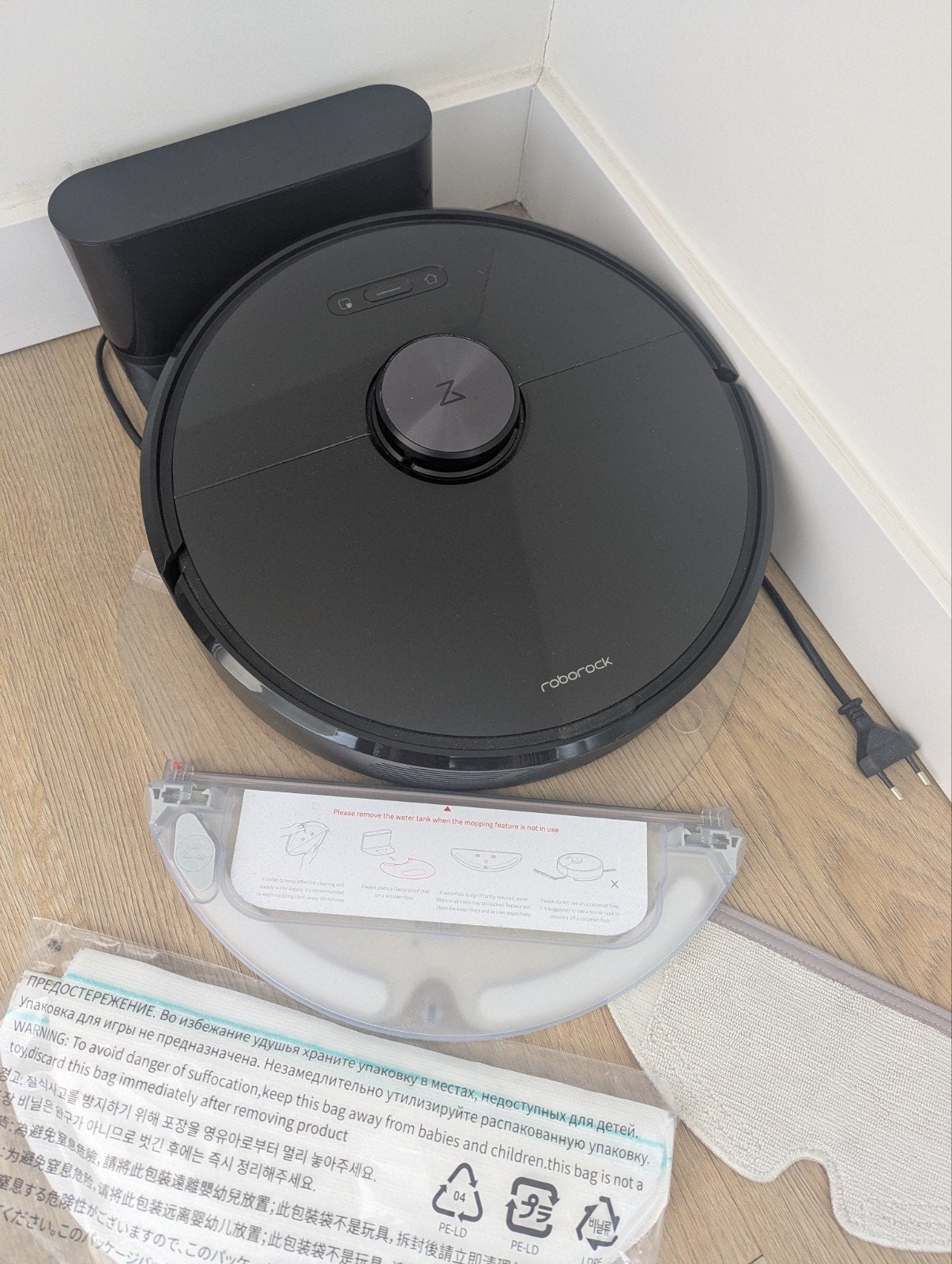 Roborock Robotstofzuiger met Dweilfunctie - Zgan, Ophalen, Zo goed als nieuw, Robotstofzuiger, Dweilfunctie