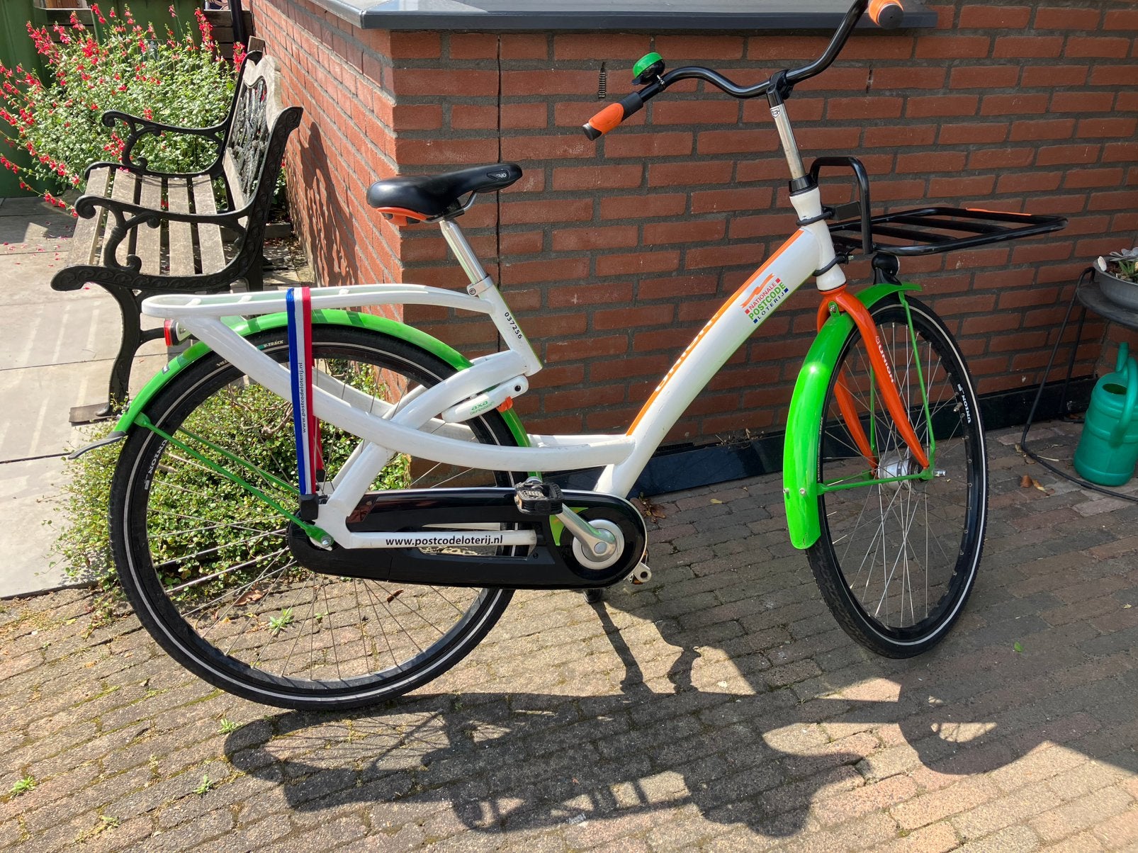 Zeer nette bijna niet-gebruikte Union postcodeloterijfiets, Terugtraprem, 53 tot 56 cm, Zo goed als nieuw, Ophalen