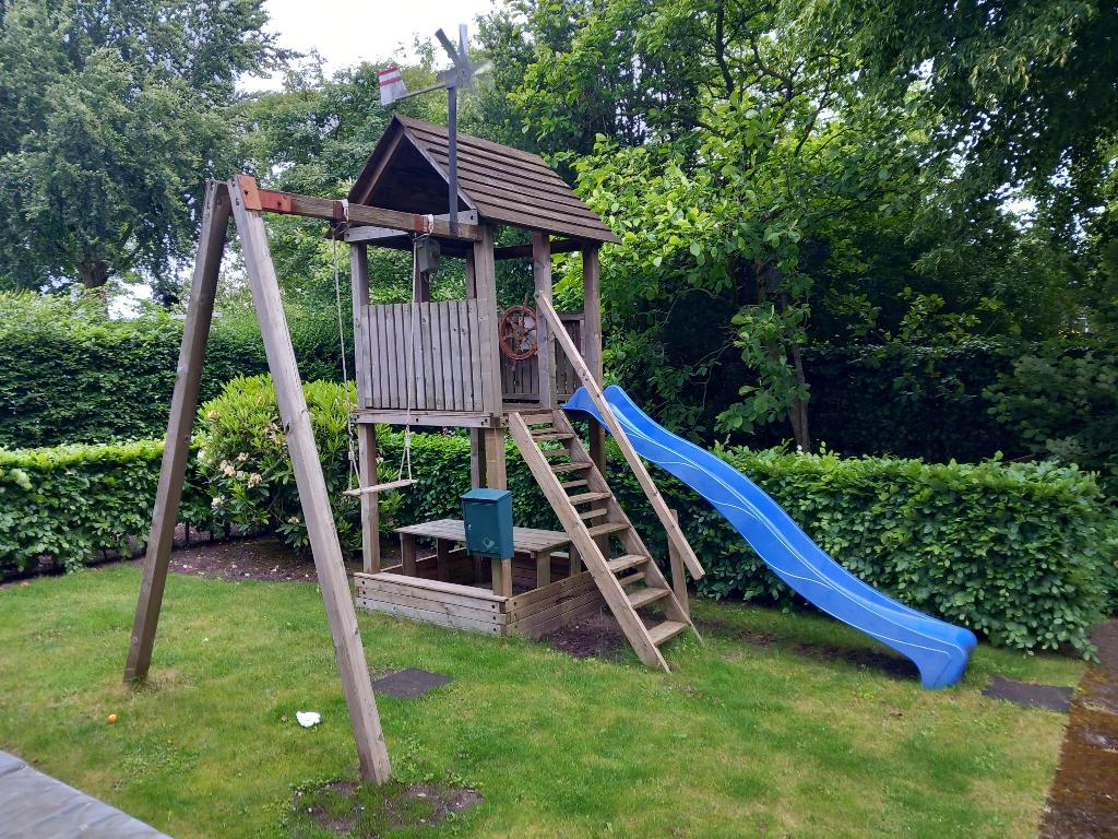 Houten speelhuis, Ophalen, Gebruikt, Hout