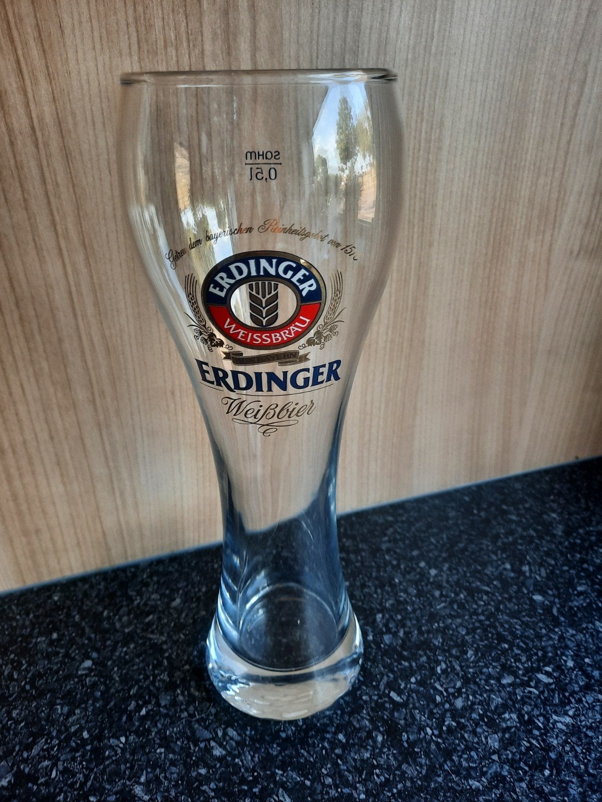 Erdinger Weissbier Glas - 0,5L, Ophalen of Verzenden, Zo goed als nieuw, Overige merken, Glas