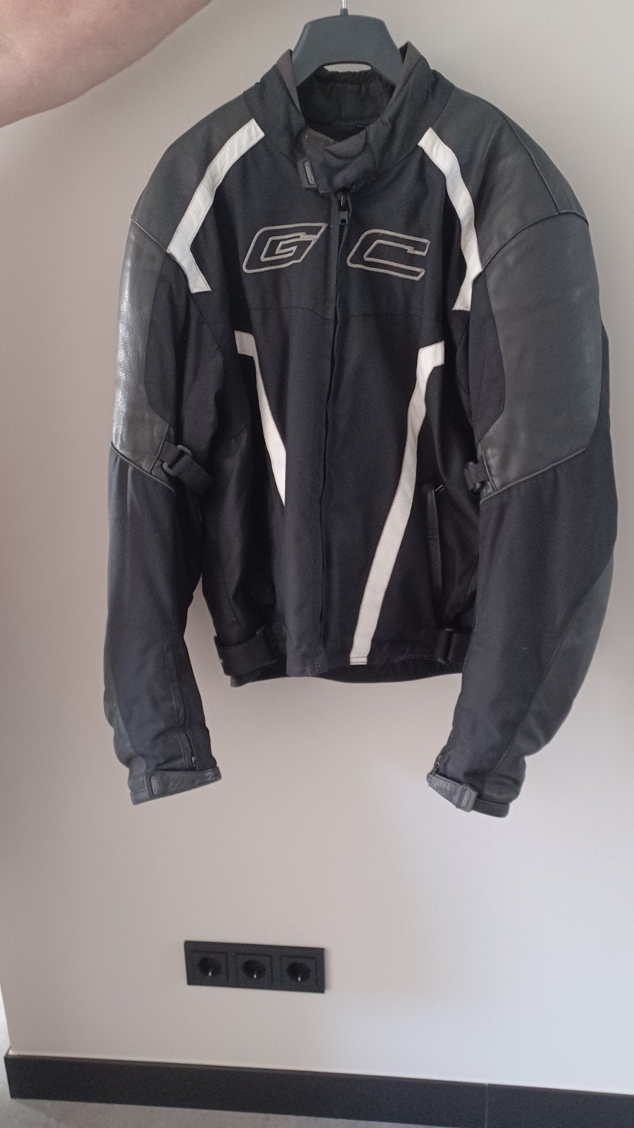 Motorjas leer/stof heren maat 2xL, Motoren, Kleding | Motorkleding, Ophalen, Heren, Jas | leer, Grand Canyon