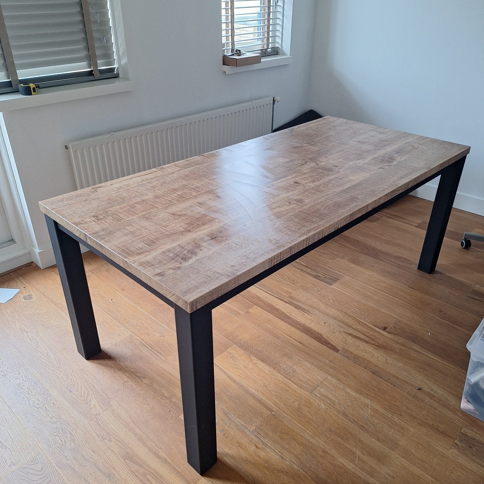 Eettafel 90x190 cm - Zo goed als nieuw, Huis en Inrichting, Ophalen, 50 tot 100 cm, Zo goed als nieuw, Vijf personen of meer