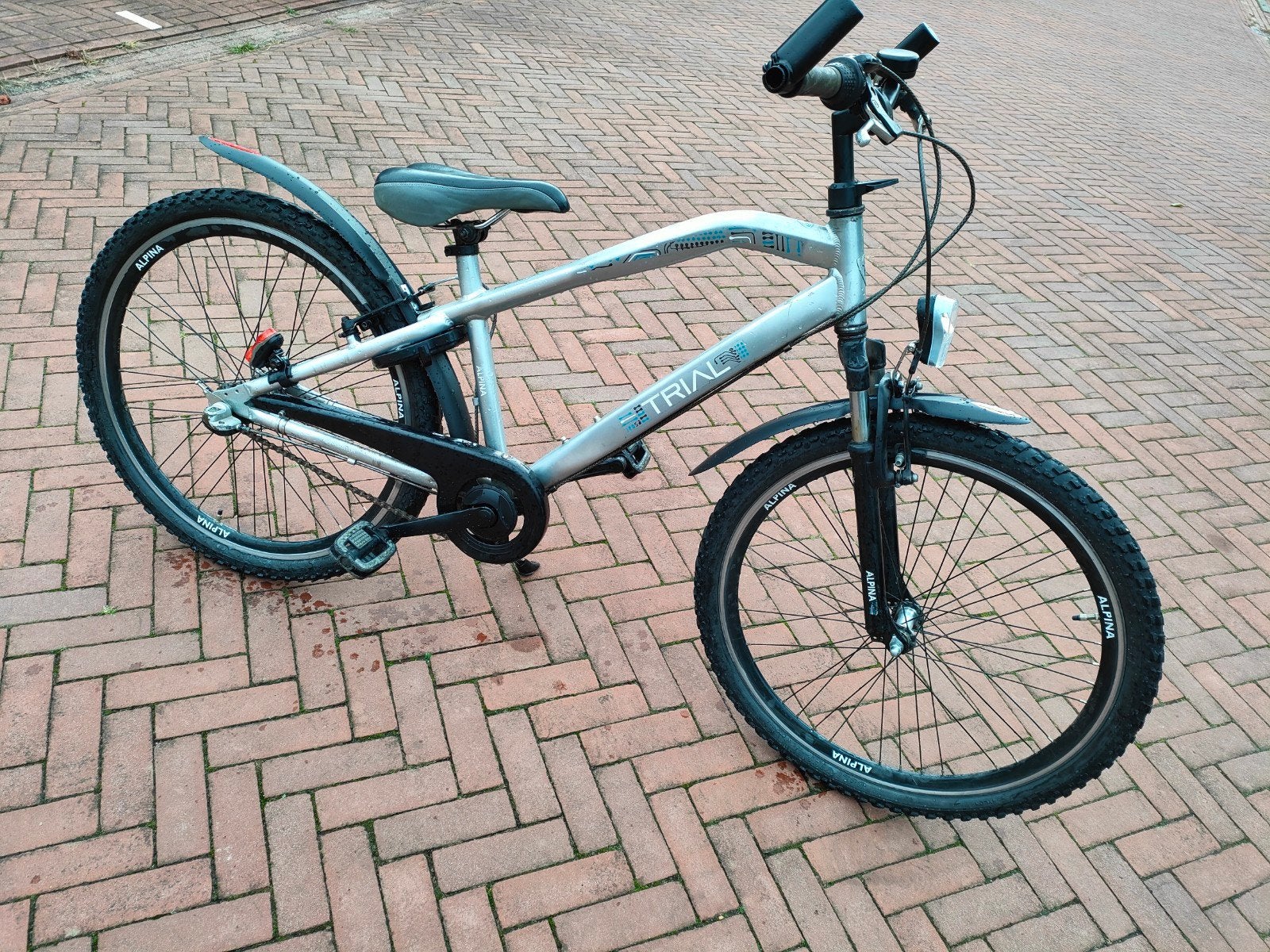 alpina trial fiets 26 inch met 3 versnelling, Terugtraprem, Zo goed als nieuw, Handrem, Alpina Trial