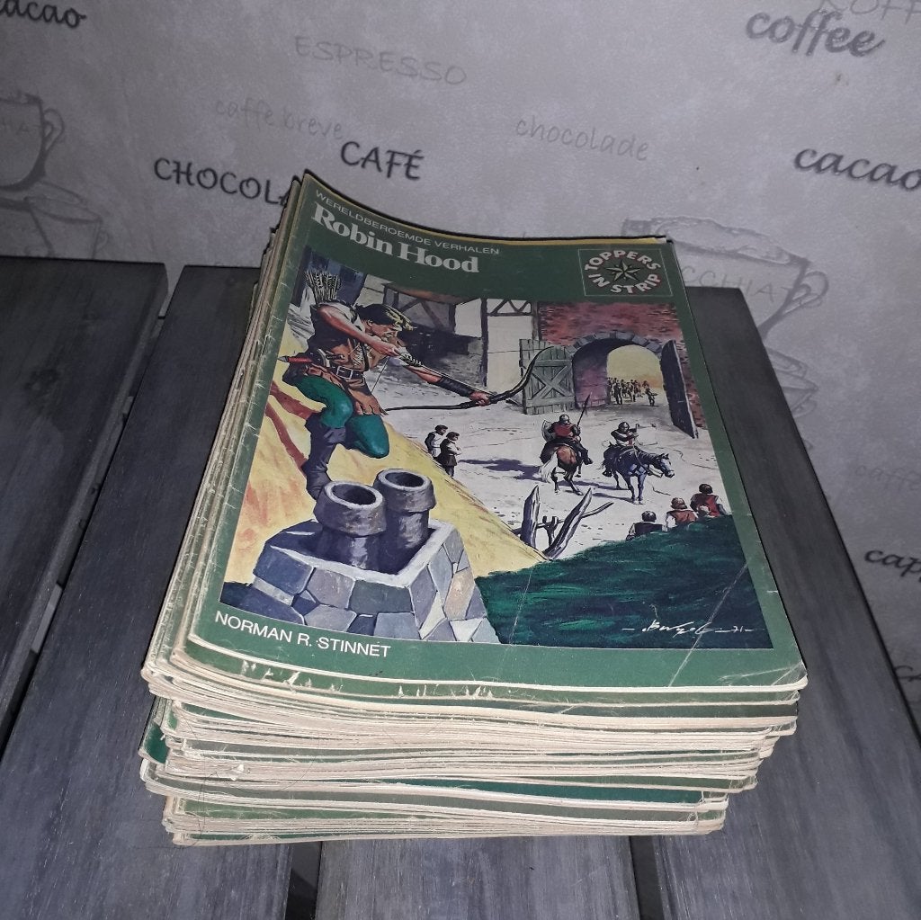 Toppers in strip Wereldberoemde verhalen 25 deeltjes, Meerdere stripboeken, Ophalen, Gelezen