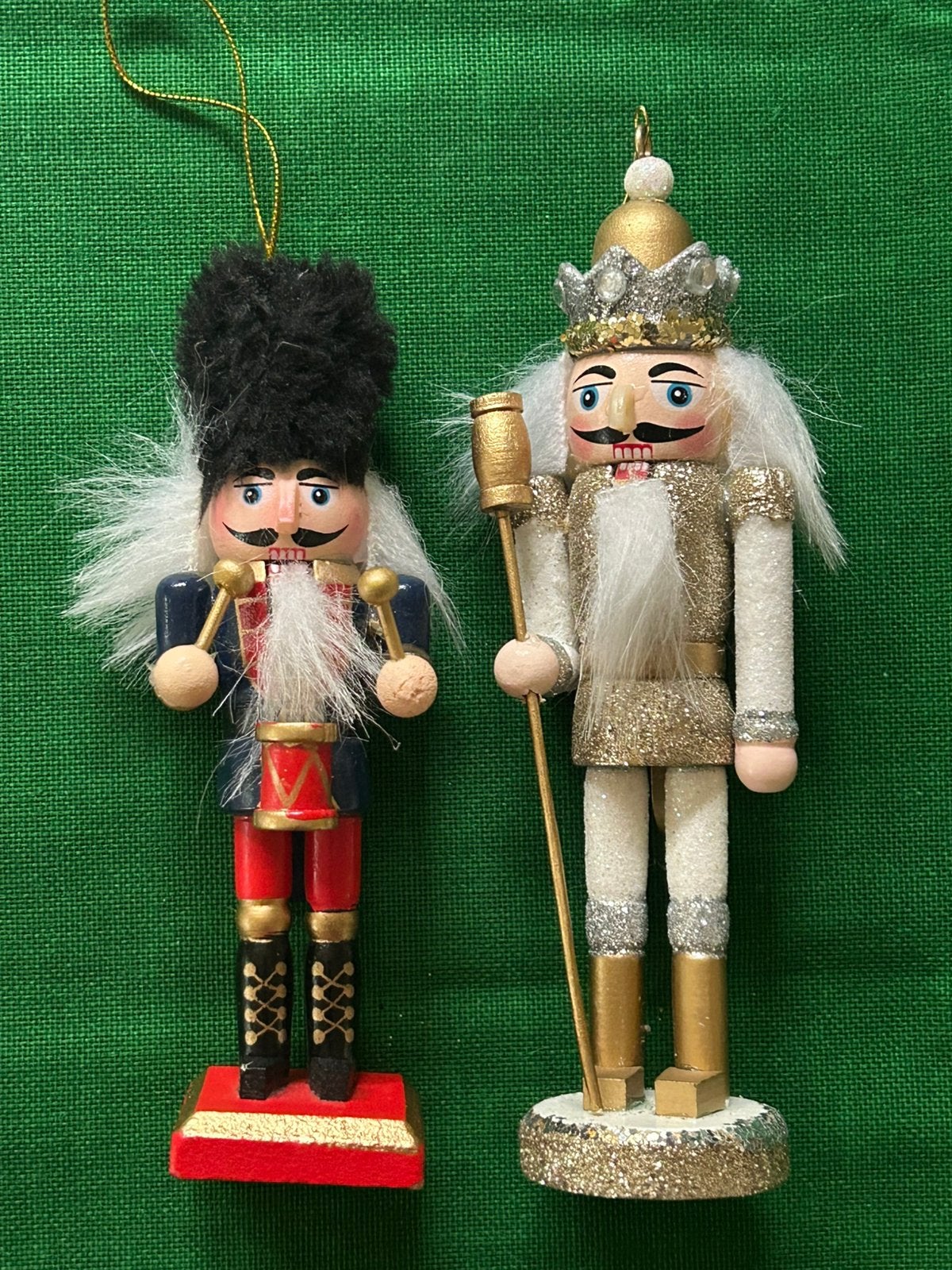 2 houten notenkrakers kerstboomhangers Kurt S Adler, Ophalen of Verzenden, Zo goed als nieuw
