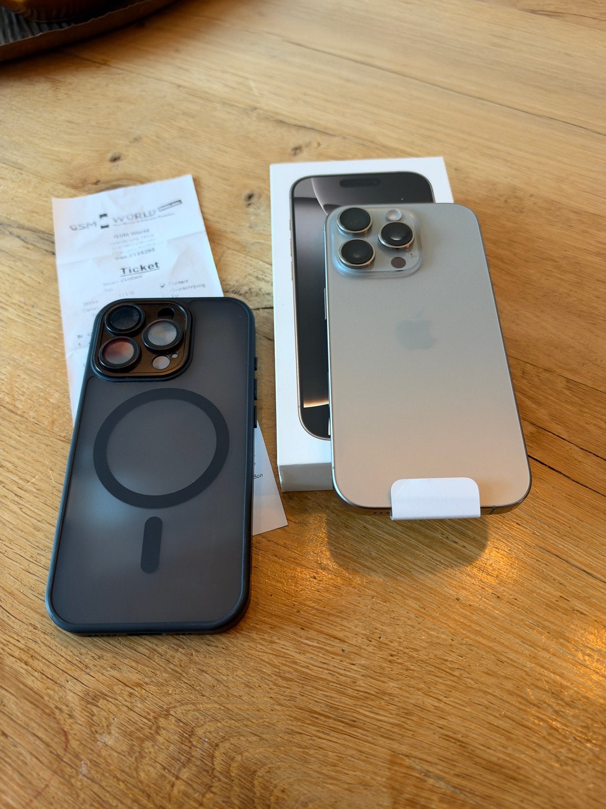 iPhone 16 Pro 128GB Naturel Titanium • Nieuwstaat •, Telecommunicatie, 128 GB, Zo goed als nieuw, Zonder simlock, Zonder abonnement