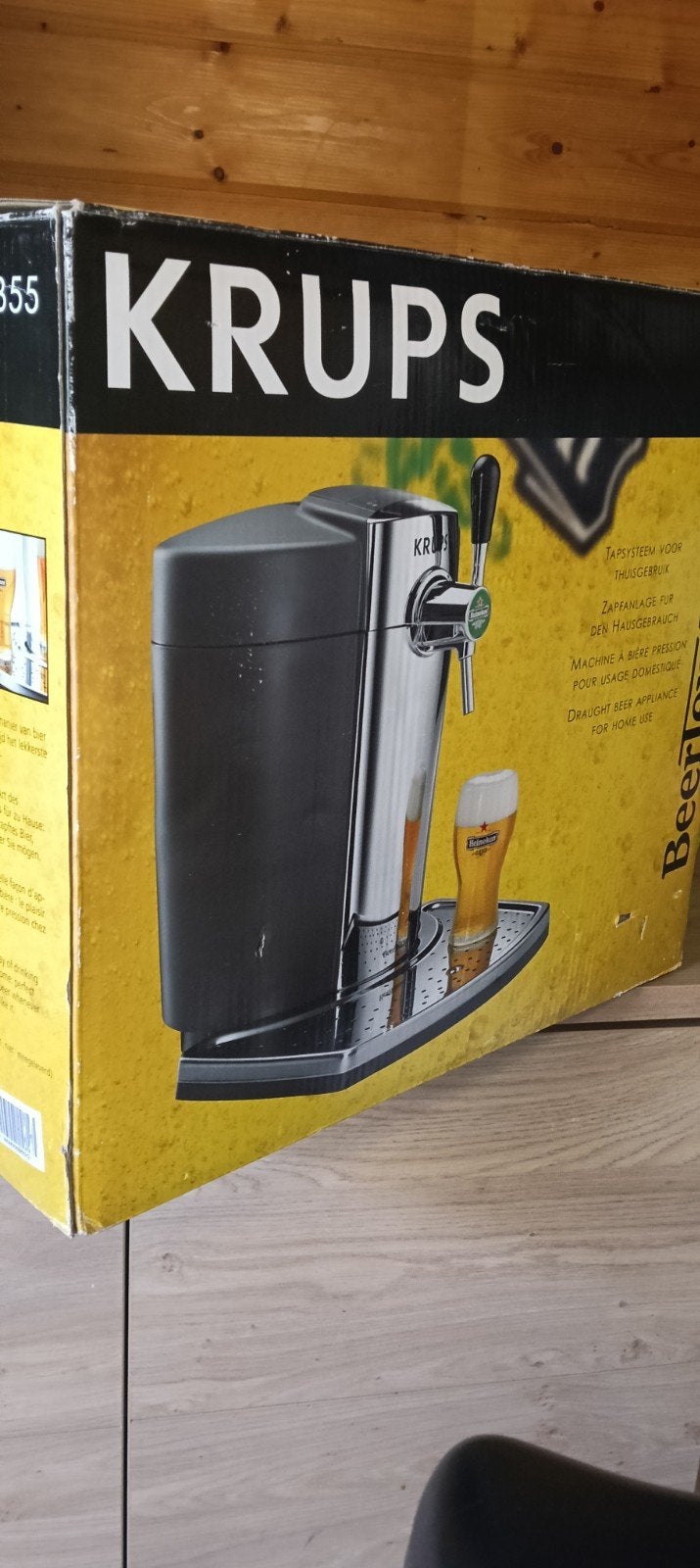 Krups BeerTender B95 thuistap voor Heineken fusten, Witgoed en Apparatuur, Ophalen of Verzenden, Nieuw, Krups