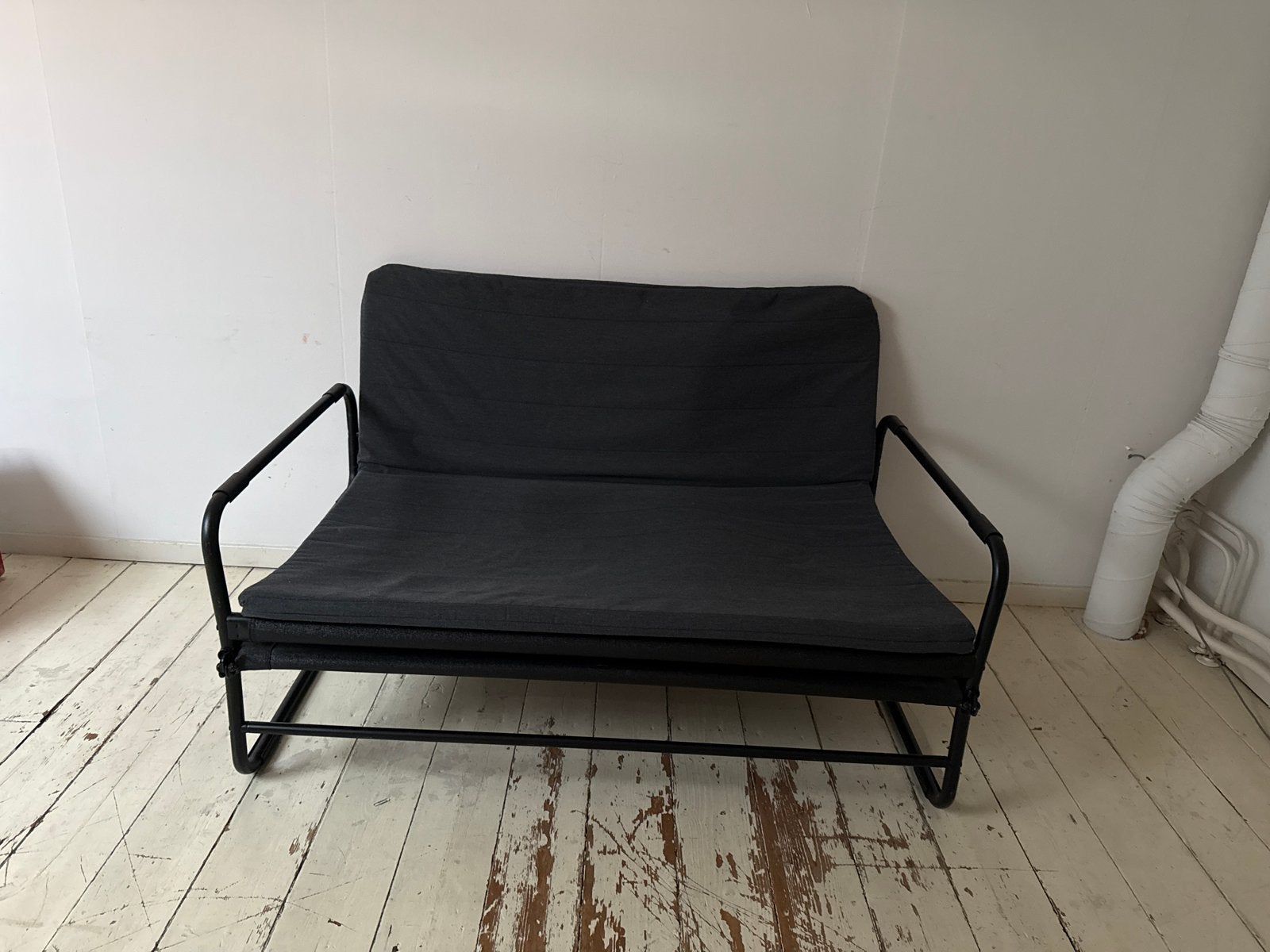 IKEA Beddinge slaapbank - Zwart, gebruikt, Huis en Inrichting, Gebruikt, Zwart, Tweepersoons, 200 cm