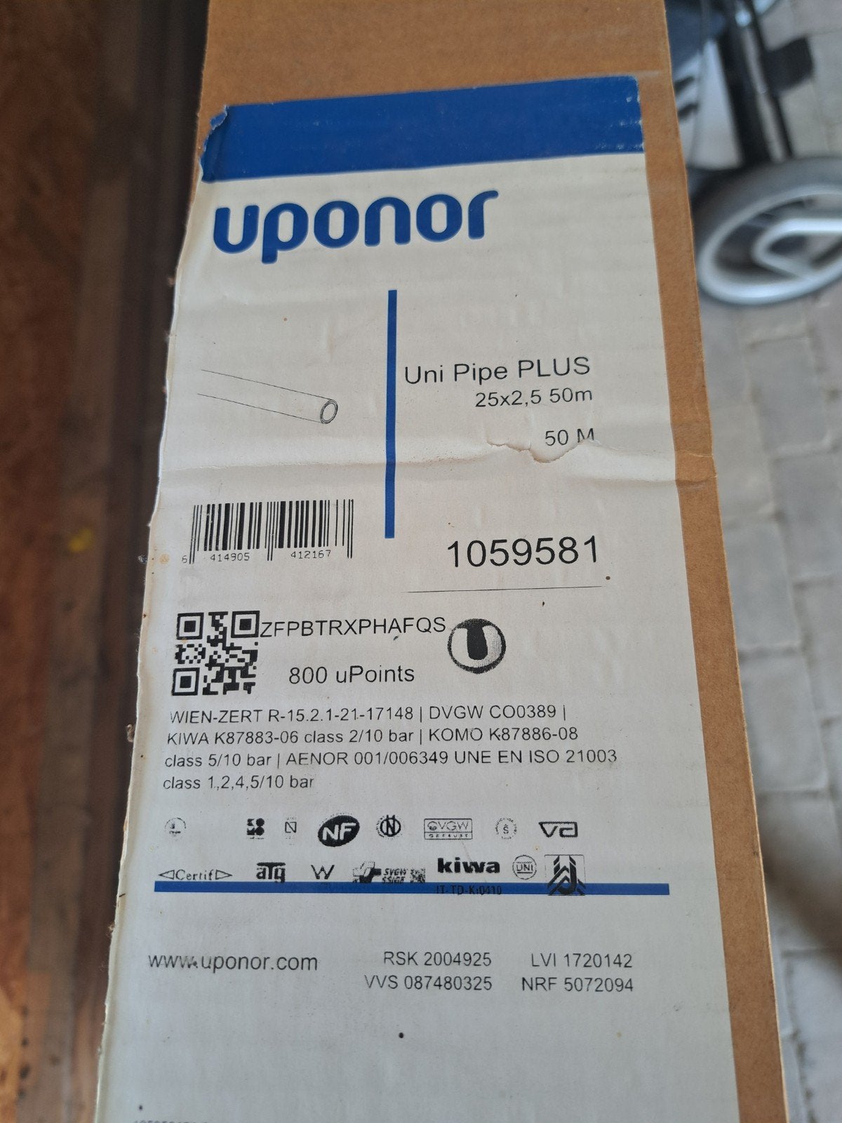 uni pipe 50 m nieuw, Ophalen, Overige materialen, 6 meter of meer, Overige typen