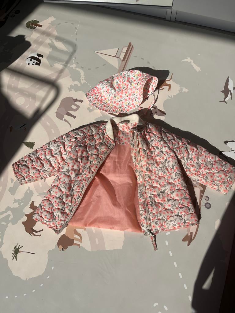 Meisjes zomerjas maat 80 met hoedje van HEMA, Ophalen of Verzenden, Gebruikt, Meisje, Jasje