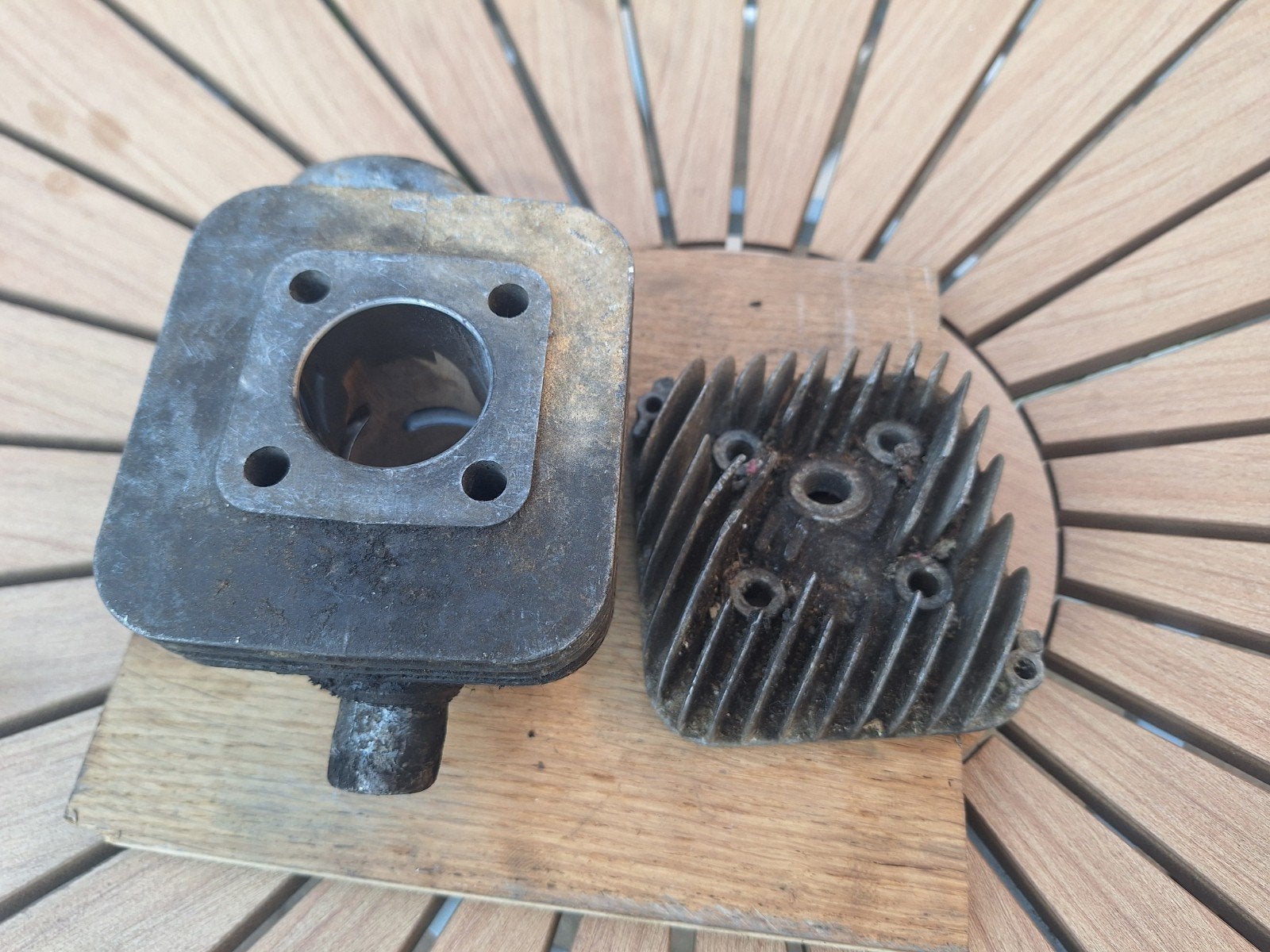 Kreidler cilinder en kop, geforceerd, mooie wand, Ophalen of Verzenden, Gebruikt, Cilinder