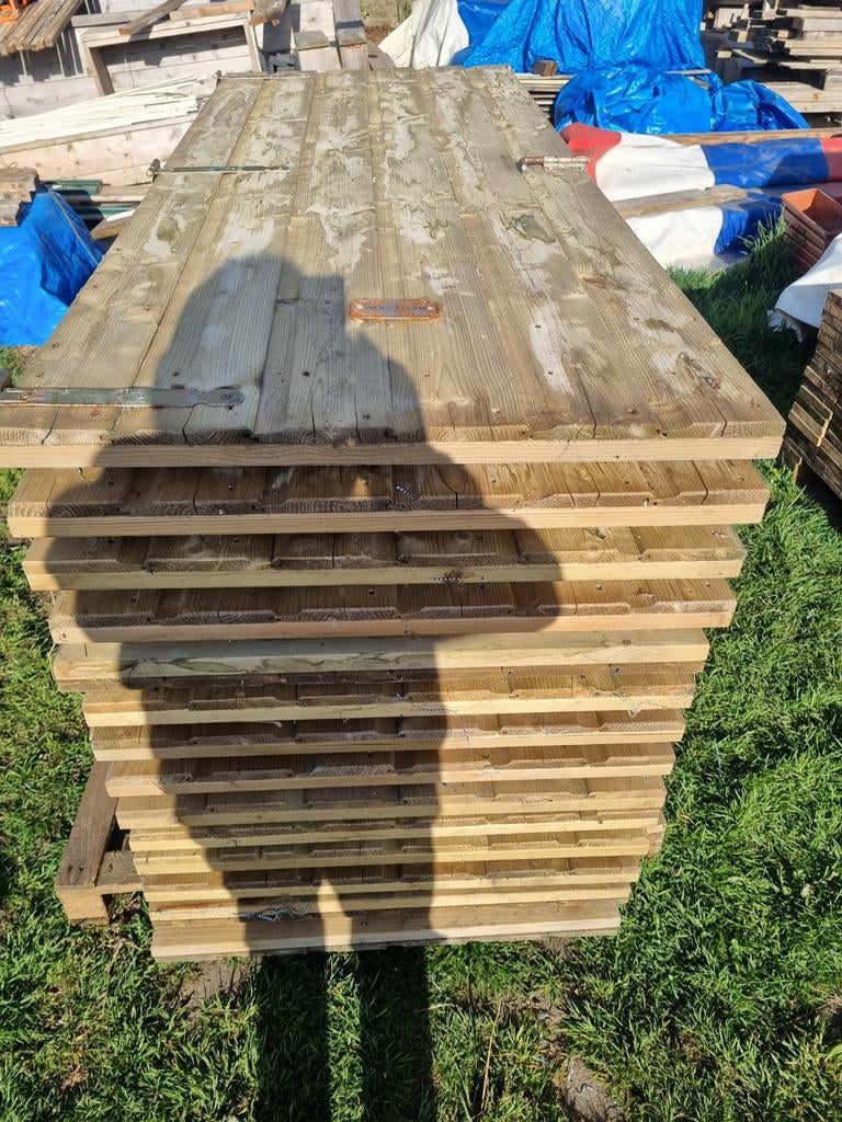 Houten deuren / poorten, Ophalen of Verzenden, 250 cm of meer, Balken