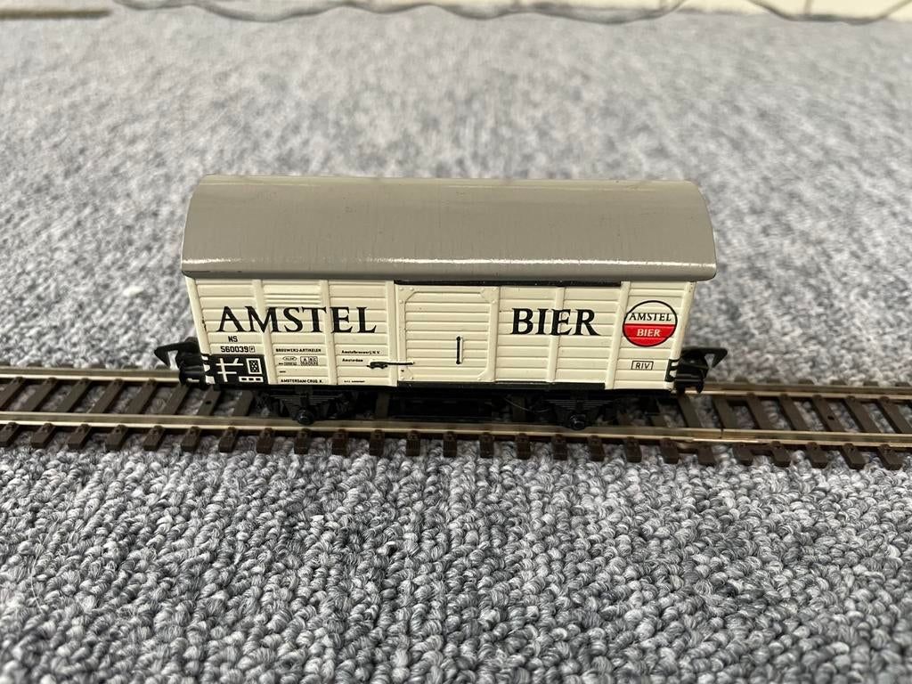 Fleischman H0 Amstel bier, Gebruikt, Wagon, Ophalen of Verzenden, NS