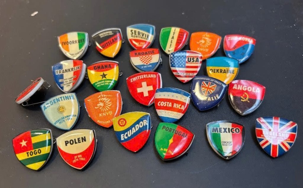 24 Voetbalspeldjes WK 2006 - (HEINEKEN), Ophalen of Verzenden, Zo goed als nieuw, Buitenlandse clubs, Overige typen