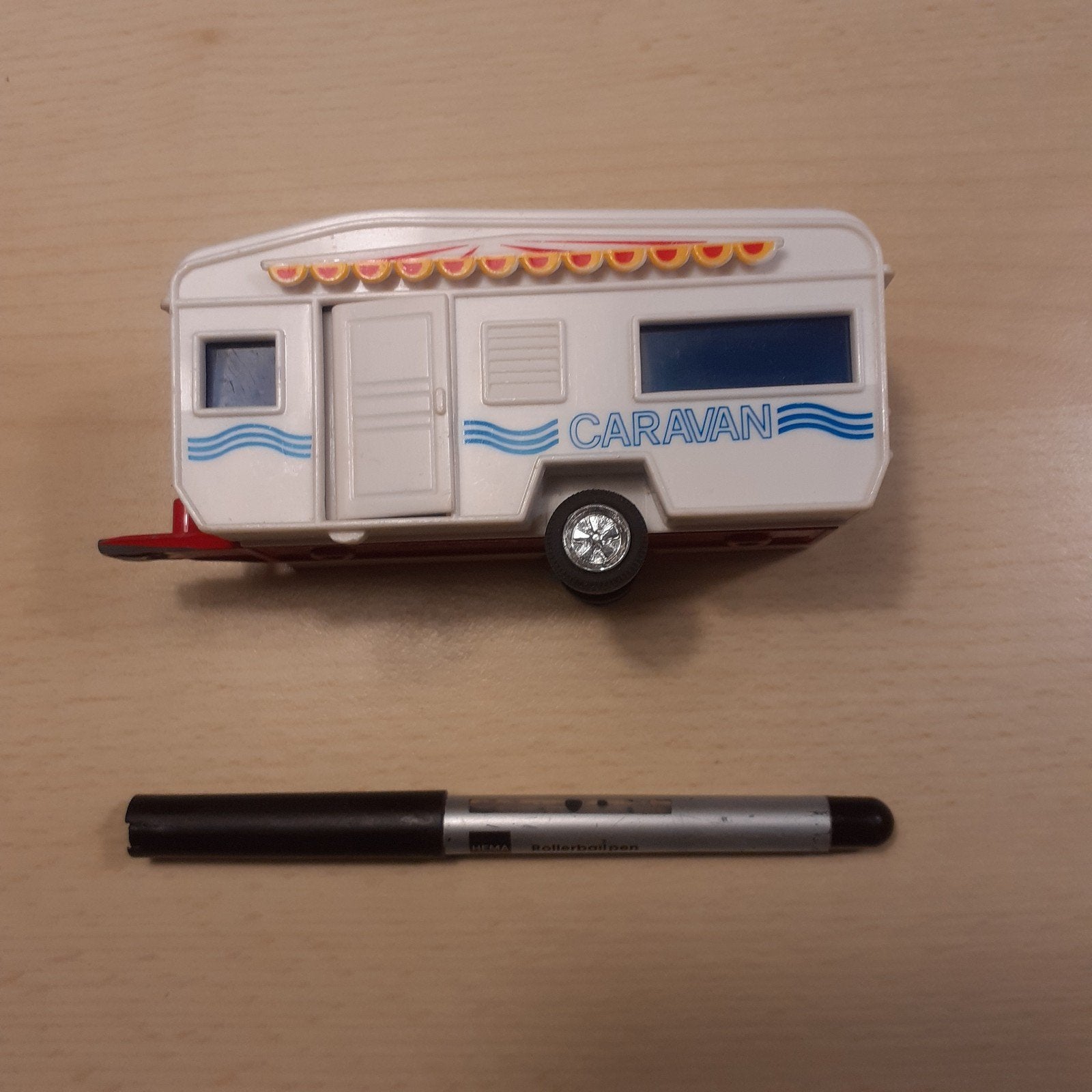 Vintage Welly no 9271   Caravan Speelgoed - Jaren '80, Ophalen of Verzenden, Gebruikt