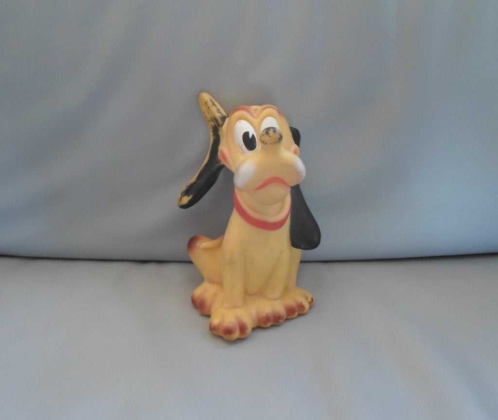 Disney Pluto Vintage Walt Disney Vintage, Ophalen of Verzenden, Goofy of Pluto, Gebruikt, Beeldje of Figuurtje