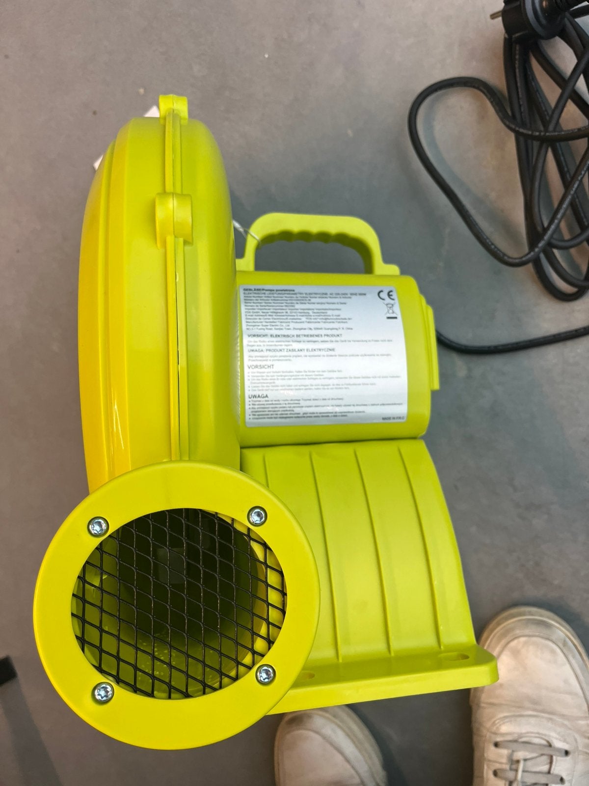 COSTWAY 350 W luchtpomp ventilator windmachine ventilator, Ophalen, Nieuw