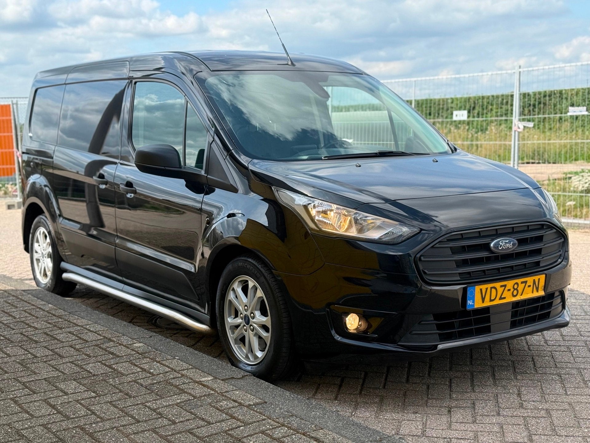 Ford Transit Connect 1.5 EcoBlue Automaat L2 Lang Airco Navi, Stof, Gebruikt, Euro 6, 4 cilinders