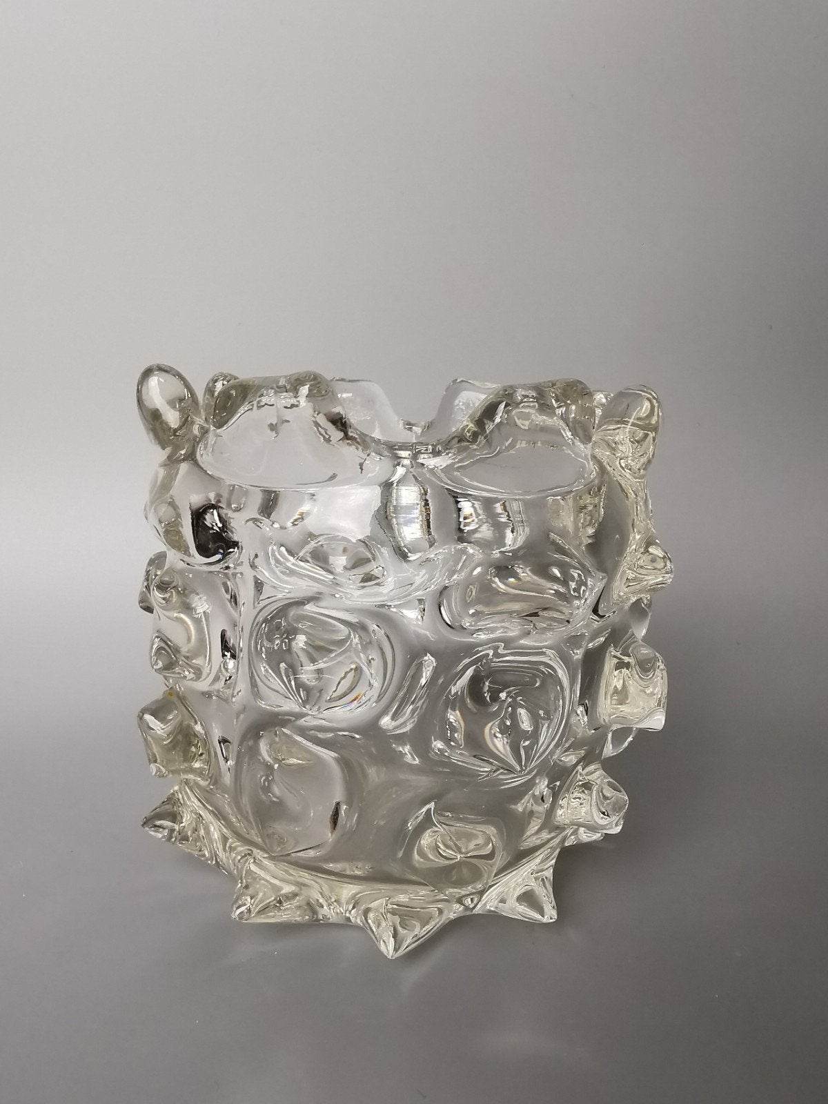 Lazy Susan art glass retro vintage design glas brutalist, Verzenden