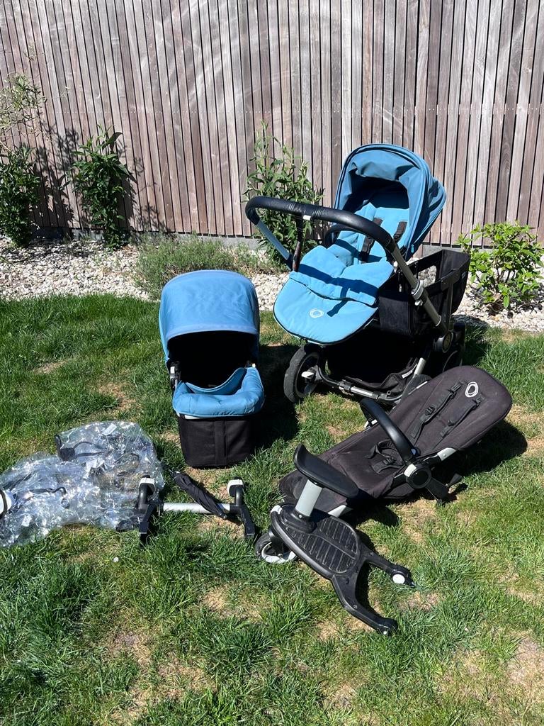 Bugaboo Donkey 2 Duo met accessoires, Ophalen, Gebruikt, Bugaboo, Combiwagen