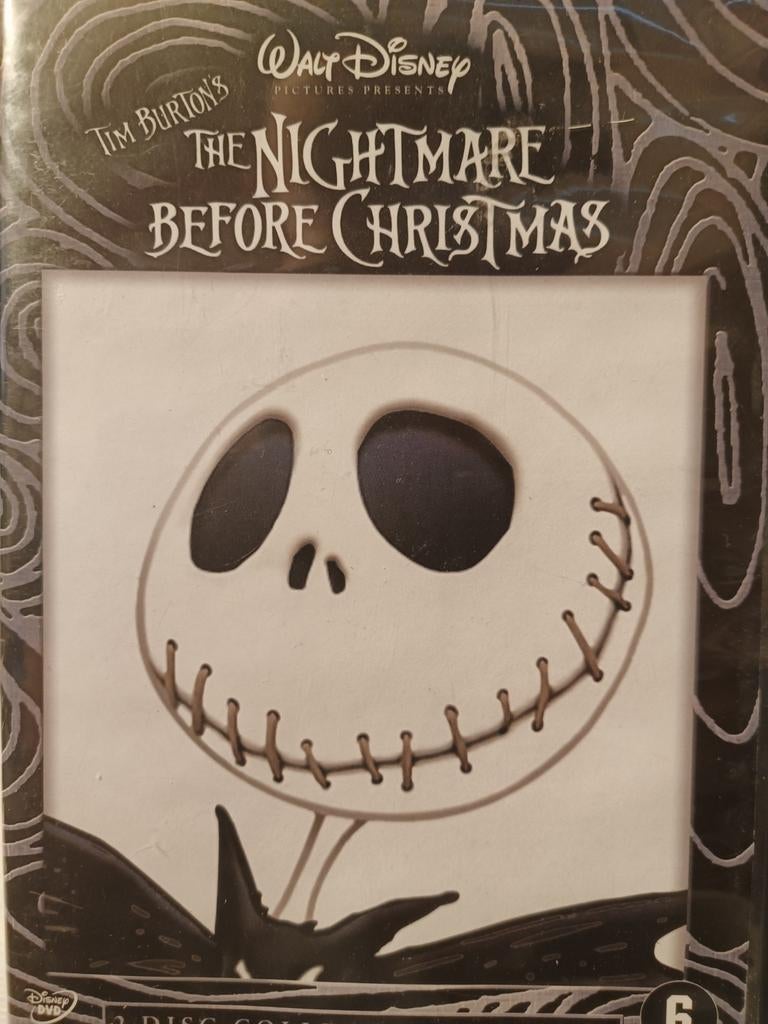 The Nightmare Before Christmas DVD - Tim Burton, Amerikaans, Ophalen of Verzenden, Zo goed als nieuw, Vanaf 6 jaar