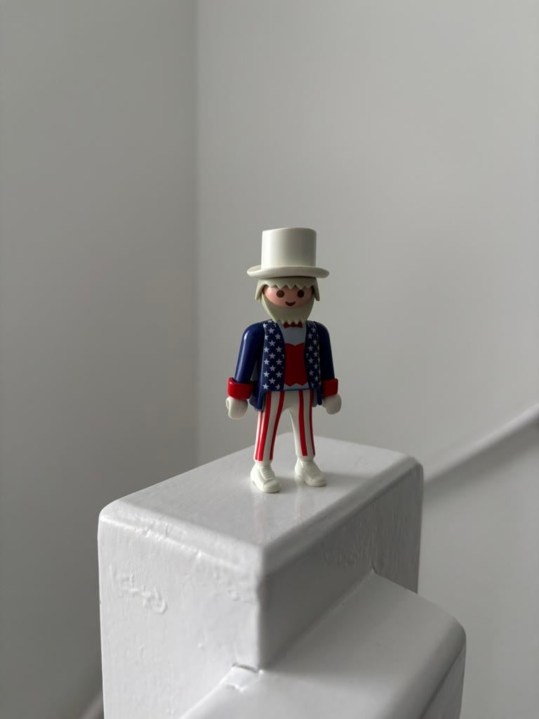 Playmobil Uncle Sam figuur, Ophalen of Verzenden, Zo goed als nieuw