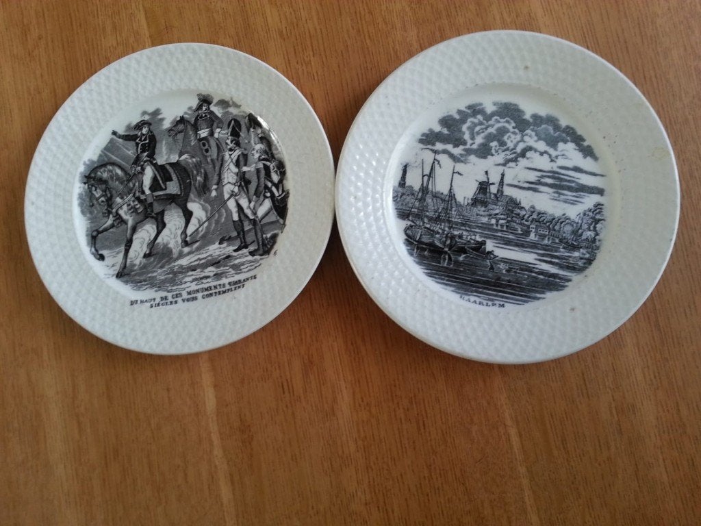 2 stuks bordjes Societé-Céramique, Ophalen of Verzenden