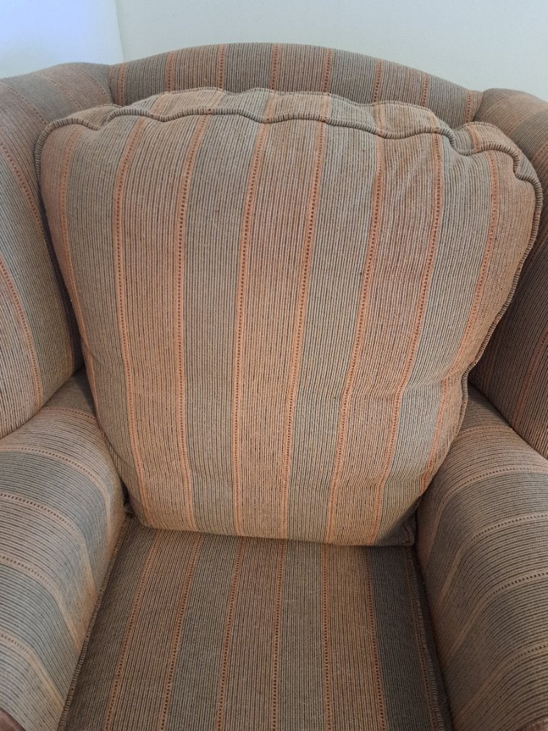 Engelse oorfeateuil, Ophalen, Gebruikt, 75 tot 100 cm, Stof