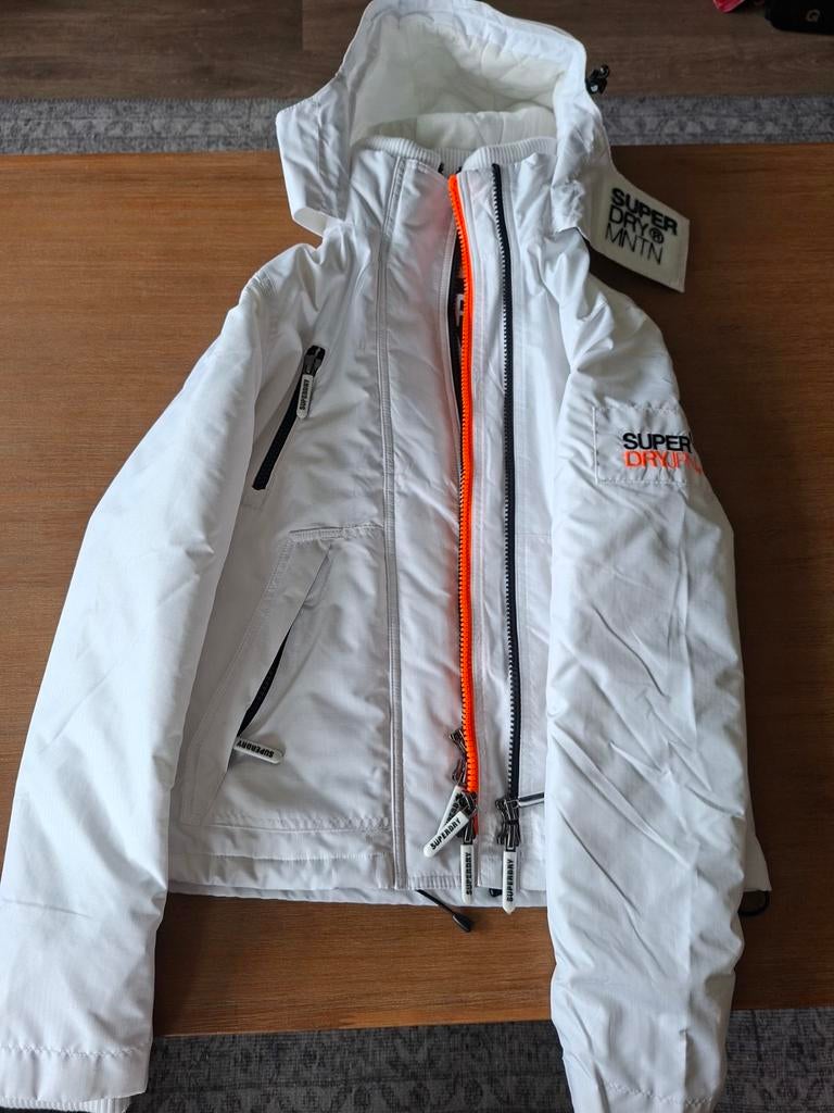 Superdry Mountain SD Windcheater, Ophalen, Superdry, Wit, Nieuw