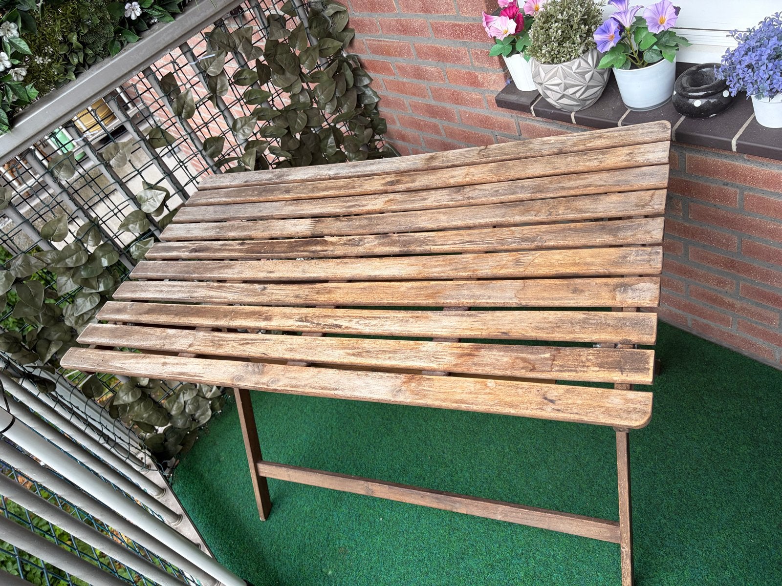 IKEA Tuin/Balkontafel - Hout, Ophalen, Gebruikt, Rechthoekig, Hout