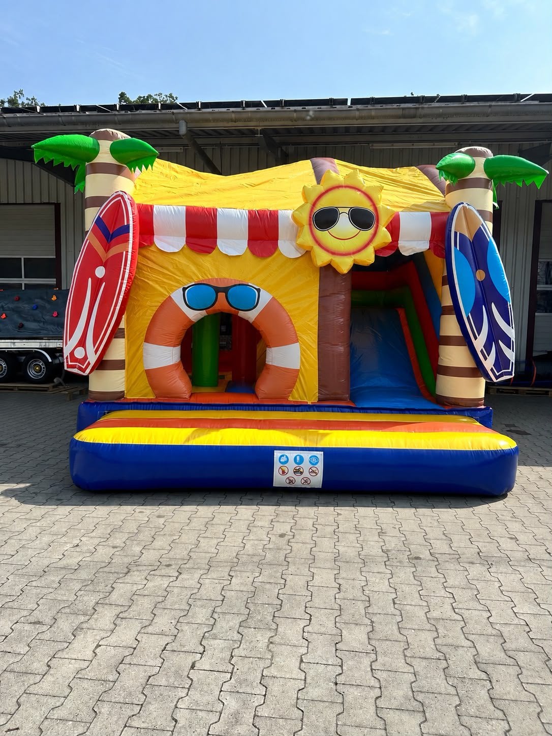 Springkussen Beach TE HUUR, Ophalen, Zo goed als nieuw, Overige