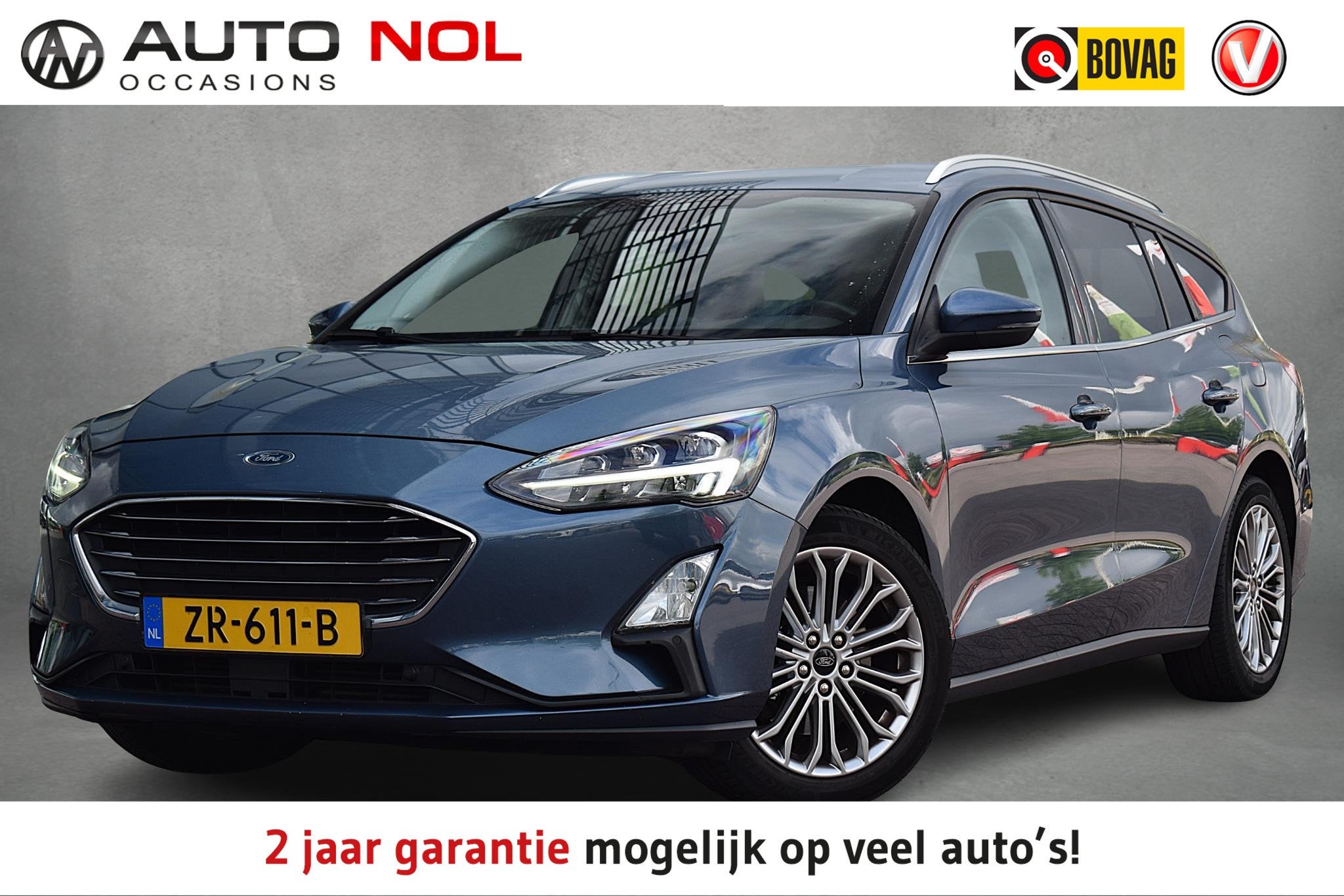 Ford Focus Wagon 1.0 EcoBoost Titanium Business | Apple CarP, Gebruikt, Euro 6, Origineel Nederlands, Onderhoudsboekje