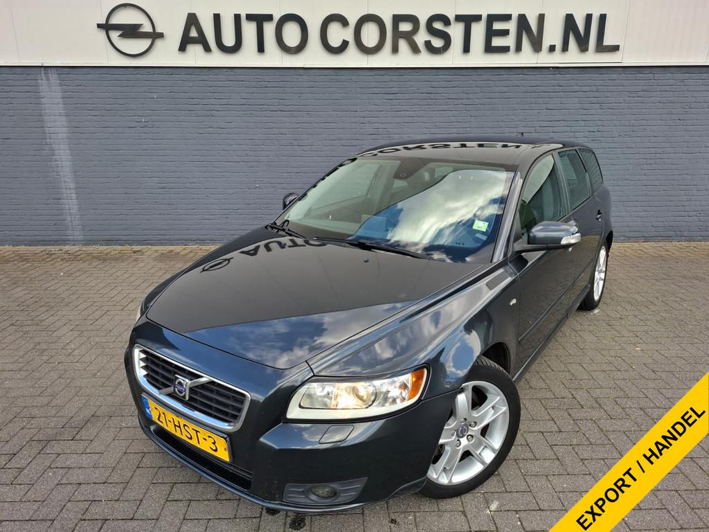 Volvo V50 1.6D Edition II Leder Trekhaak Navi Ecc Cruise Con, Voorwielaandrijving, Zwart, 4 cilinders, Parkeersensor