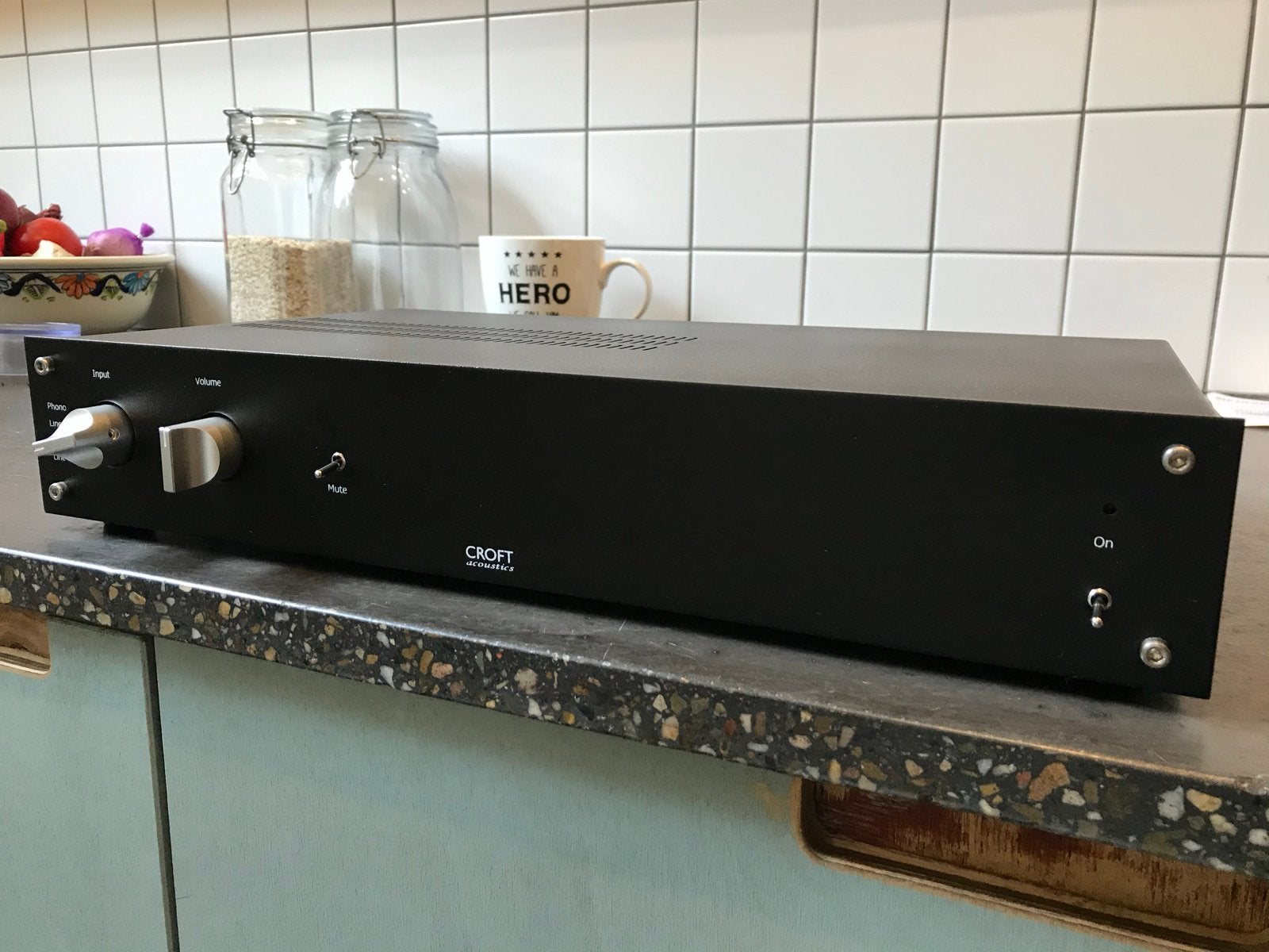 Croft Phono Integrated Buizen Versterker, Ophalen, Versterker