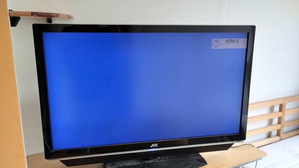 Flat TV - JCV - LCD, Gebruikt, 50 Hz, 100 cm of meer, Ophalen