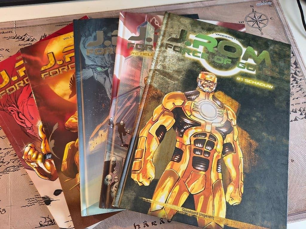 J.ROM Force of Gold - Complete serie (5 delen) R. Molenaar, Boeken, Ophalen of Verzenden, Zo goed als nieuw, Willy Vandersteen