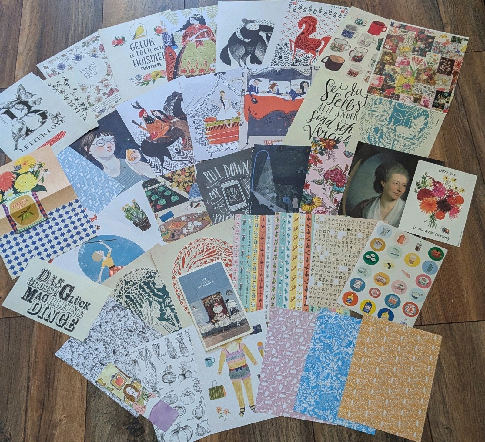 Papier pakket van Flow junk journal mm mixed media, Ophalen of Verzenden, Papier of Karton