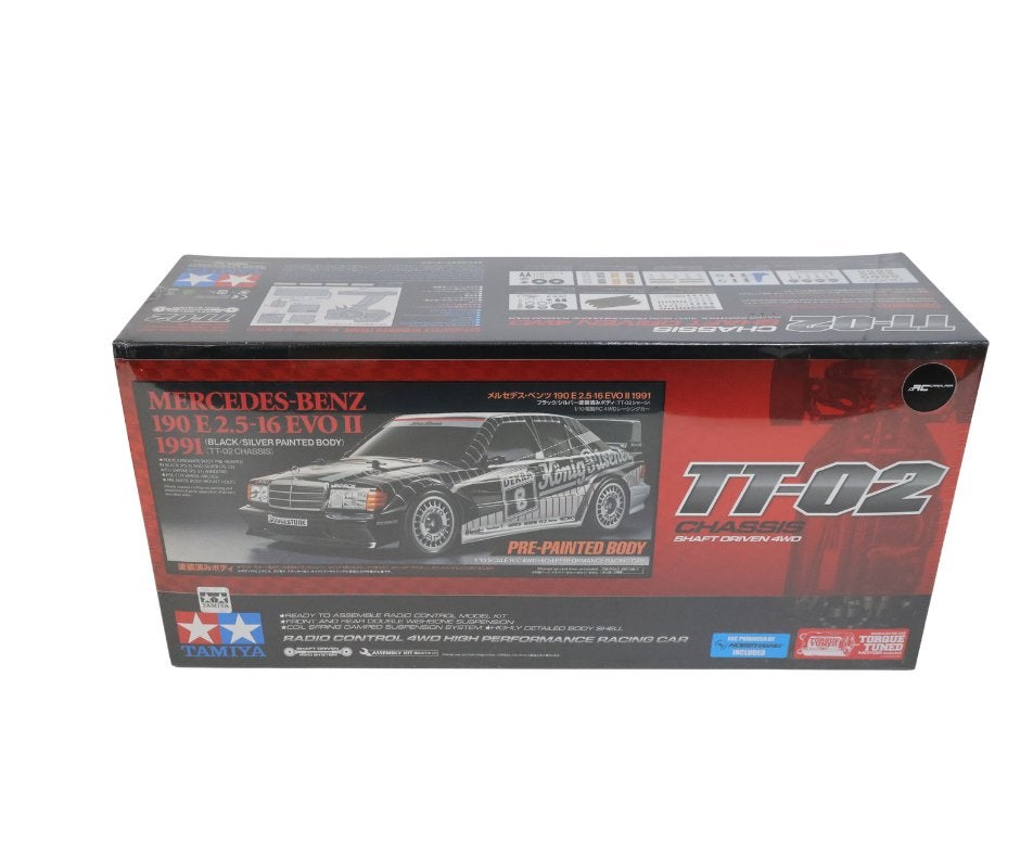 Tamiya 47525 1:10 RC M-B 190E Evo.II '91 König-Pilsner TT-02
