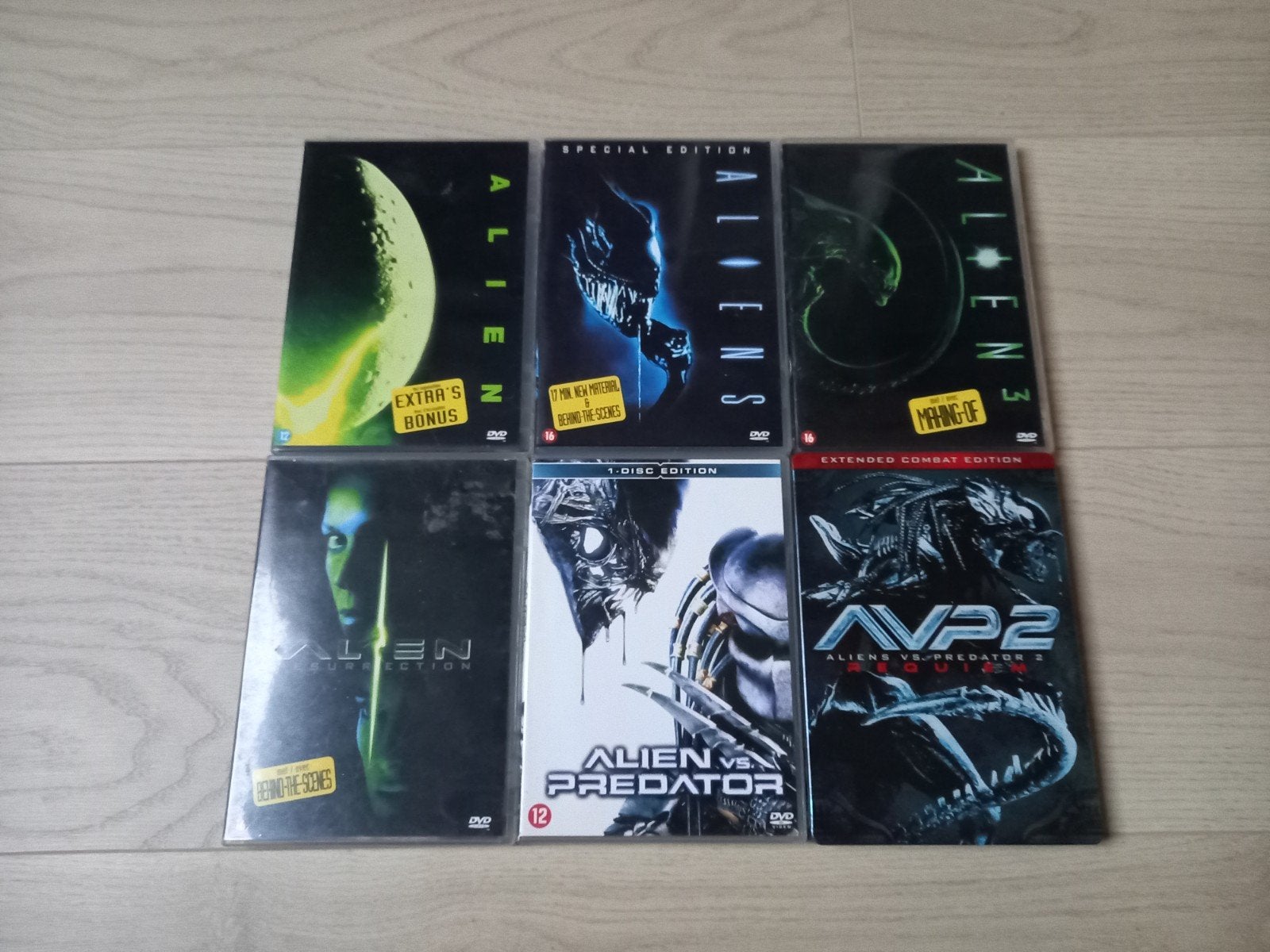Alien quadrilogy + AVP films, Cd's en Dvd's, Vanaf 16 jaar, Ophalen of Verzenden, Zo goed als nieuw