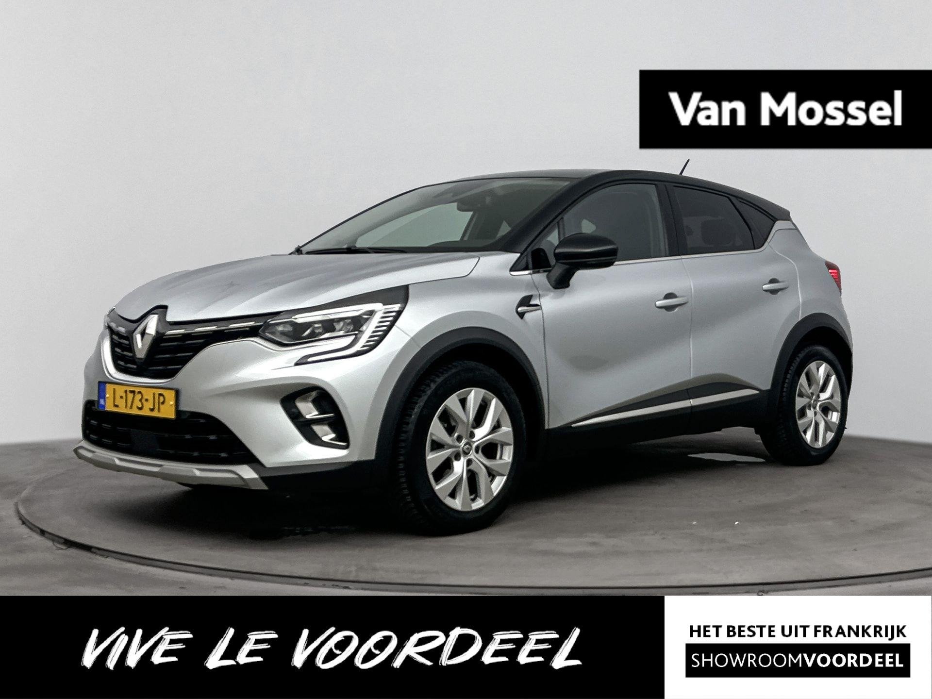Renault Captur 1.3 TCe Intens 140PK | Automaat | Trekhaak |, Auto's, Gebruikt, 4 cilinders, Parkeersensor, Leder en Stof