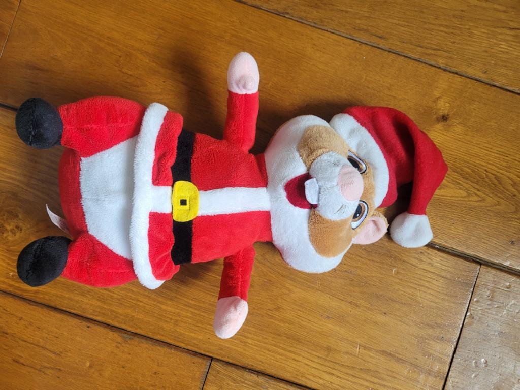 Albert Heijn Kerstman hamster knuffel, Ophalen, Overige typen, Zo goed als nieuw, Middelgroot (20 tot 80 cm)