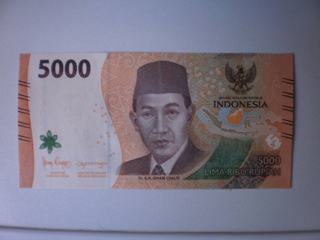 Indonesië- 5000 Rupiah- Bankbiljet, Ophalen of Verzenden, Zuidoost-Azië, Los biljet
