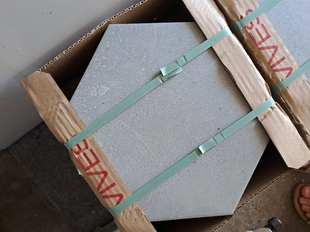 Badkamertegels zeshoekig, Ophalen, Nieuw, 20 tot 40 cm, Minder dan 5 m²