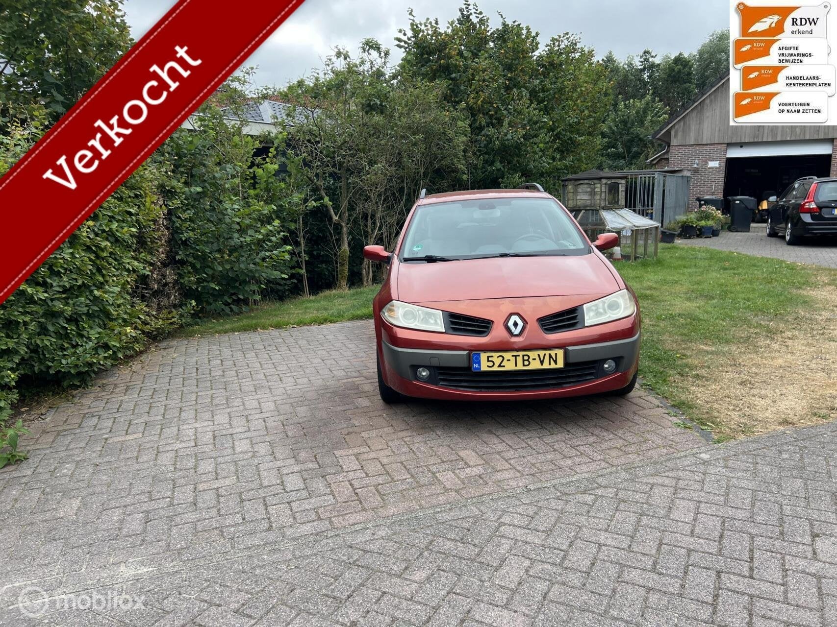 Nette Renault Megane Grand Tour 2.0-16V LPG/G3 Aut. 1e eig!, 135 pk, Gebruikt, 4 cilinders, Origineel Nederlands