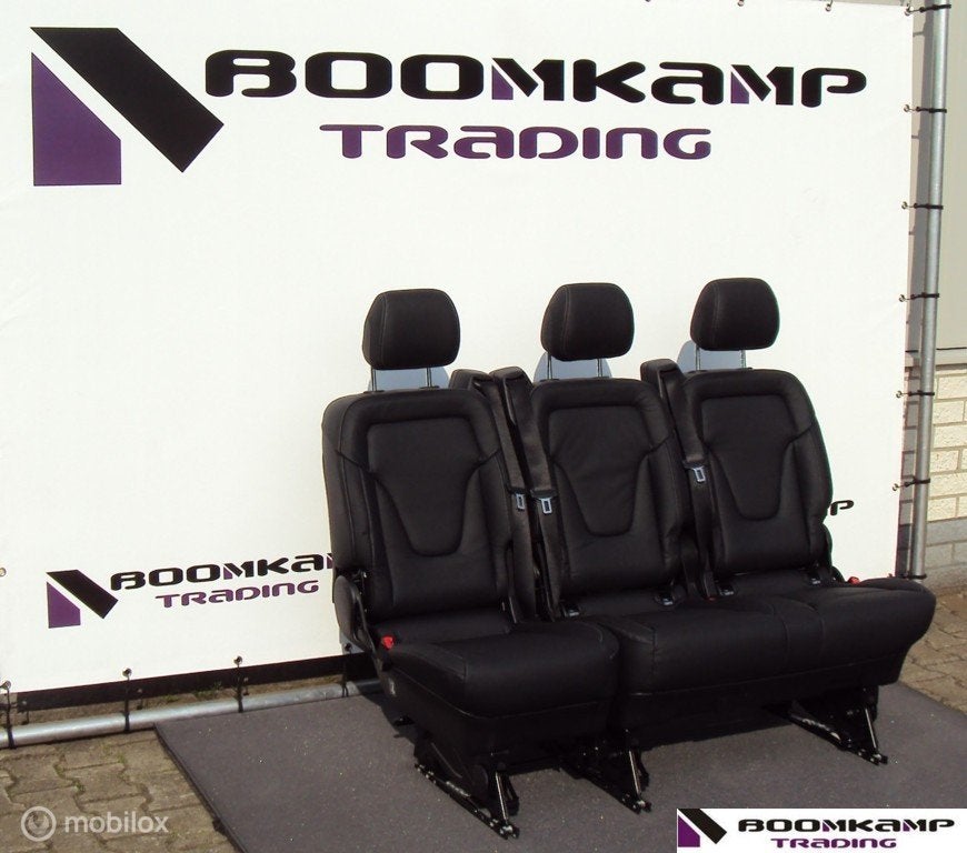 MB V-klasse / Vito achterbank / bank lugano zwart leder, Auto-onderdelen, Interieur en Bekleding, Gebruikt, Mercedes-Benz, Ophalen of Verzenden