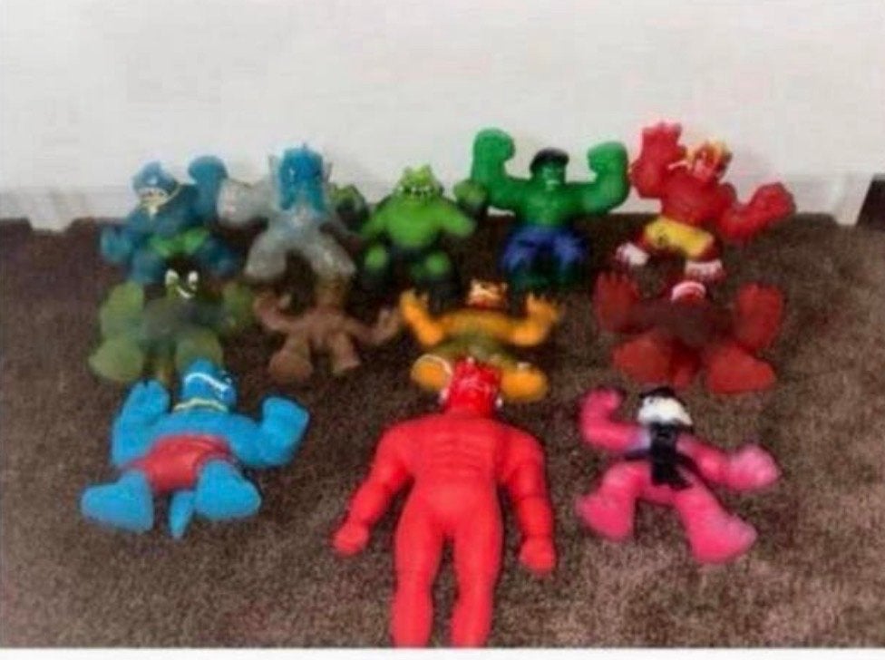 Goo Jit Zu Stretch Speelfiguren Pakket - Diverse Helden, Ophalen of Verzenden