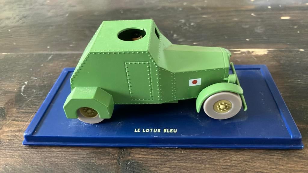 Kuifje auto: De blauwe lotus, Verzamelen, Ophalen of Verzenden, Kuifje, Zo goed als nieuw, Beeldje of Figuurtje