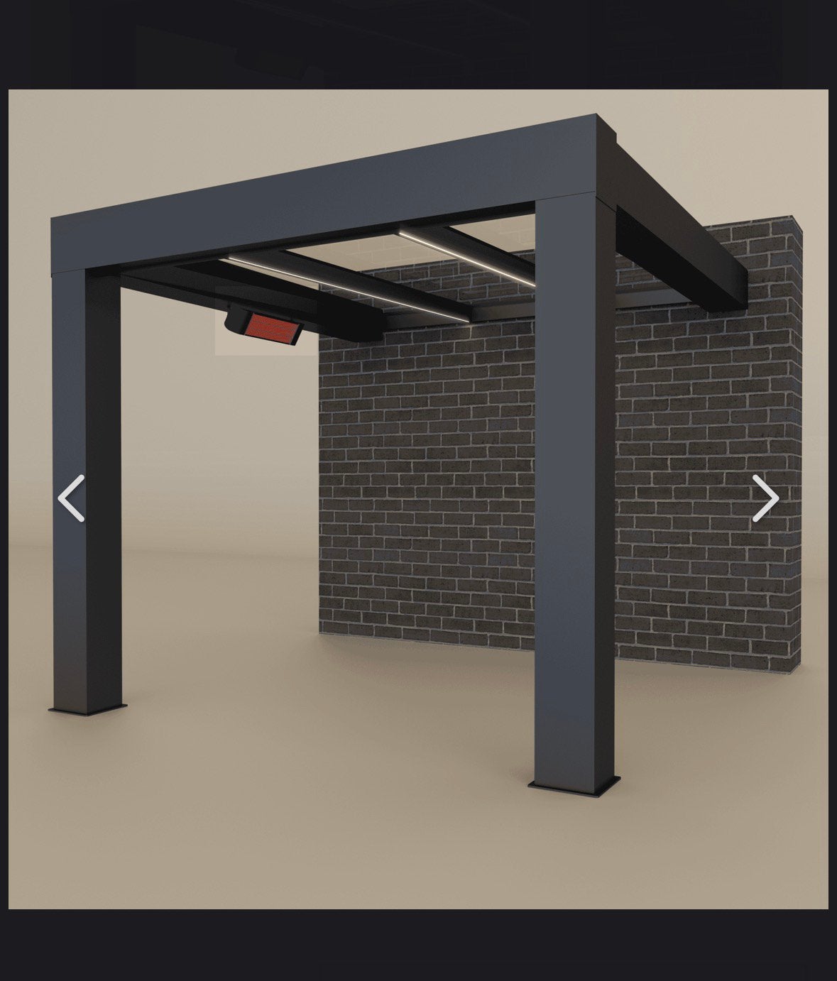 Aluminium Cube overkapping gemonteerd laten plaatsen, Tuin en Terras, Overkappingen, Ophalen of Verzenden, Zo goed als nieuw, Veranda