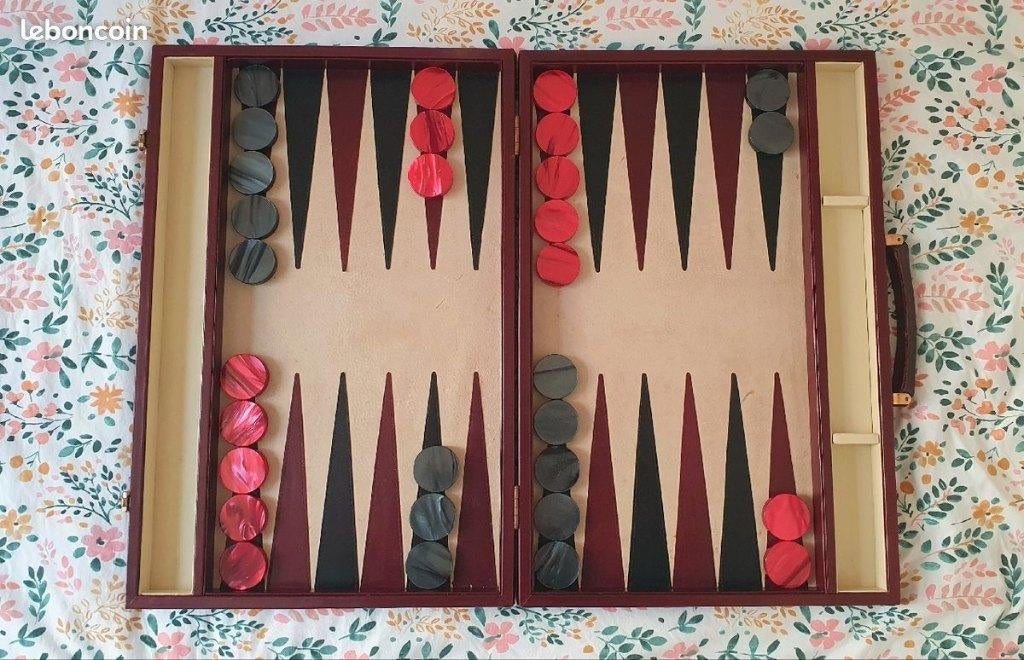 Etienne Aigner leather Backgammon, Ophalen of Verzenden